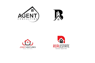 do real estate construction home property mortgage logo