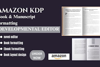 proofread and edit your manuscript, amazon kdp book formatting book publishing