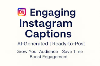 write ai generated instagram captions