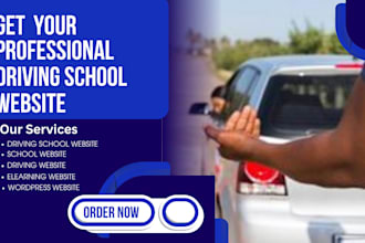 driving school website school website driving online course website