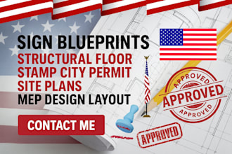 do framing plan ga cl az review stamp structural stamp civil drawing mep permit