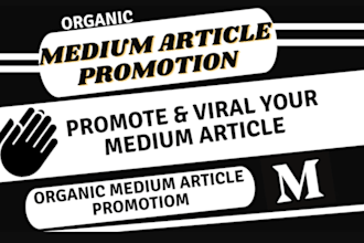 promote your medium articles on forum