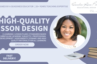 design custom, ready to teach lessons
