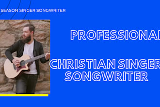 sing soulful, uplifting, inspiring and spiritual christian contemporary music
