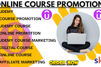 do online course udemy course promotion course sales funnel thinkific sales