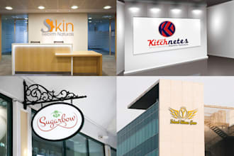 do creative eye catching unique modern logo design for you