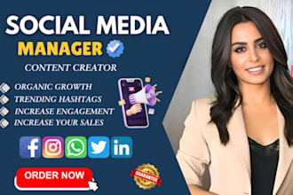 be your social media marketing, linkedin ads, instagram ads and content creator