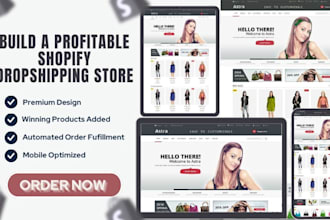 create a fully automated shopify dropshipping store for your business