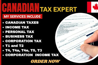 efile canadian tax, personal tax t1 and business tax t2