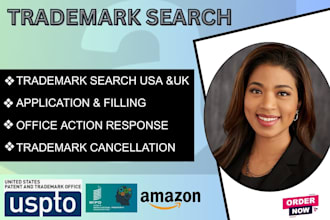 help with trademark registration USA, UK, eu or canada and search