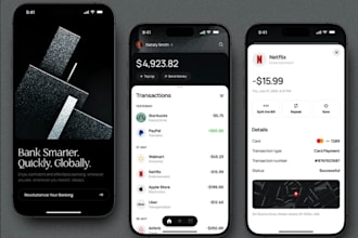 build secure fintech app neobank app payment app money transfer app bank app