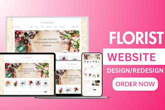 design custom florist website