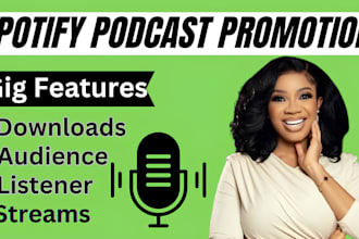 spotify podcast promotion music promotion german UK USA audience apple podcast