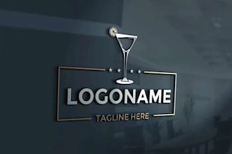 design modern restaurant, food, bar and coffee shop logo