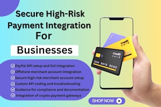 setup custom high risk processor payment gateway 2d 3dcrypto payment paypal api