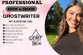 ghostwrite nonfiction ebook be your ghost ebook writer book writer amazon kdp
