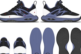 design footwear shoe sketches sneaker football shoe 3d shoe sole luxury leather