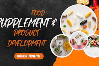 be your food chemist for supplement and product development
