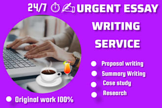 do essay writing, research and summary, case study analysis, report paper, apa
