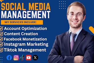 social media content creator tiktok account youtube growth facebook monetization