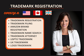 trademark your business name, logo, UK, canada, US patent search