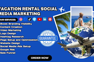 be your vacation rental social media marketing manager for vacation service