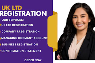 register your UK ltd company and file confirmation statement