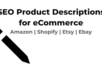 write professional product descriptions for amazon, shopify, etsy