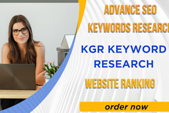 kgr keyword research for your website advanced SEO,ranking research clustering