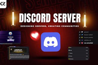 create and design your professional discord server