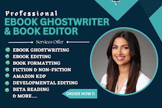 ebook ghostwriter ghost book writer format nonfiction ebook fiction book editing