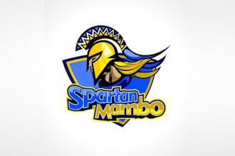 design college salsa dancing team logo