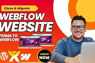 build webflow website, webflow development, webflow website design figma webflow