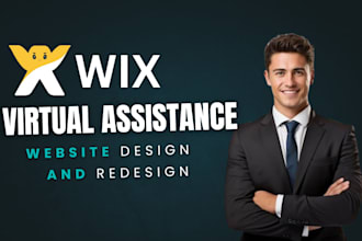 design, redesign, and provide virtual assistance for your wix website