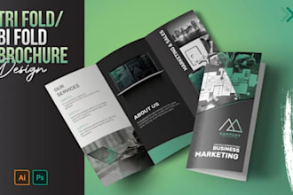 design a flyer, bifold, trifold, brochure, poster or leaflet, business catalog