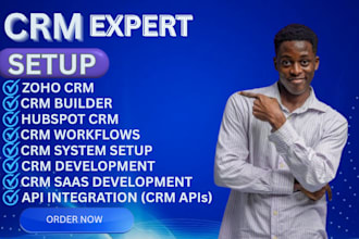 setup zoho CRM salesforce hubspot gohighlevel monday CRM lofty kvcore automation
