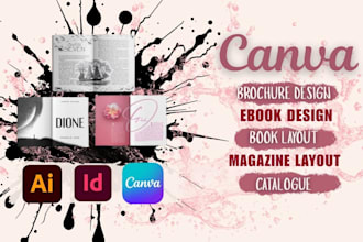 design product catalog, product brochure, booklet, and magazine layout catalog