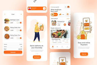 develop a food mobile app for local restaurants with online ordering system