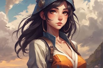draw anime characters and oc for you