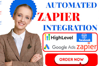 setup zapier integration facebook marketplace google ads automation gohighlevel