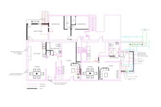 draft professional 2d floor plans and elevations in autocad