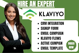 do klaviyo welcome flow abandoned cart flow klaviyo expert audit klaviyo SMS