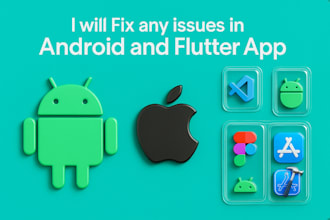 fix any bugs, update API 36, and add features to your android app and reskin