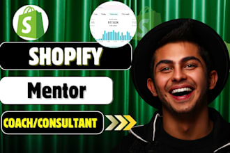 be your shopify mentor shopify dropshipping coach shopify dropshipping mentor