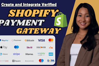 setup shopify payment gateway stripe, paypal, klarna, afterpay integration