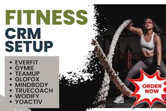 setup everfit gymie teamup glofox mindbody truecoach wodify yoactiv fitness crm