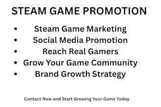 do steam game promotion , steam game wishlist and marketing