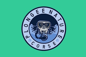 design mascot classic dive service logo