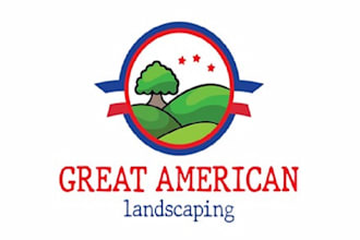 design looks nice classic greatest landscaping logo