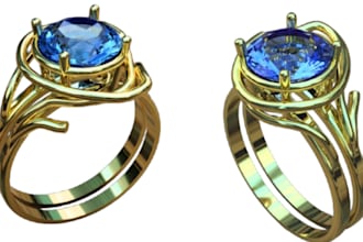 do jewelry cad design, pendant, 3d ring, jewelry rendering, fivem, 3d printing